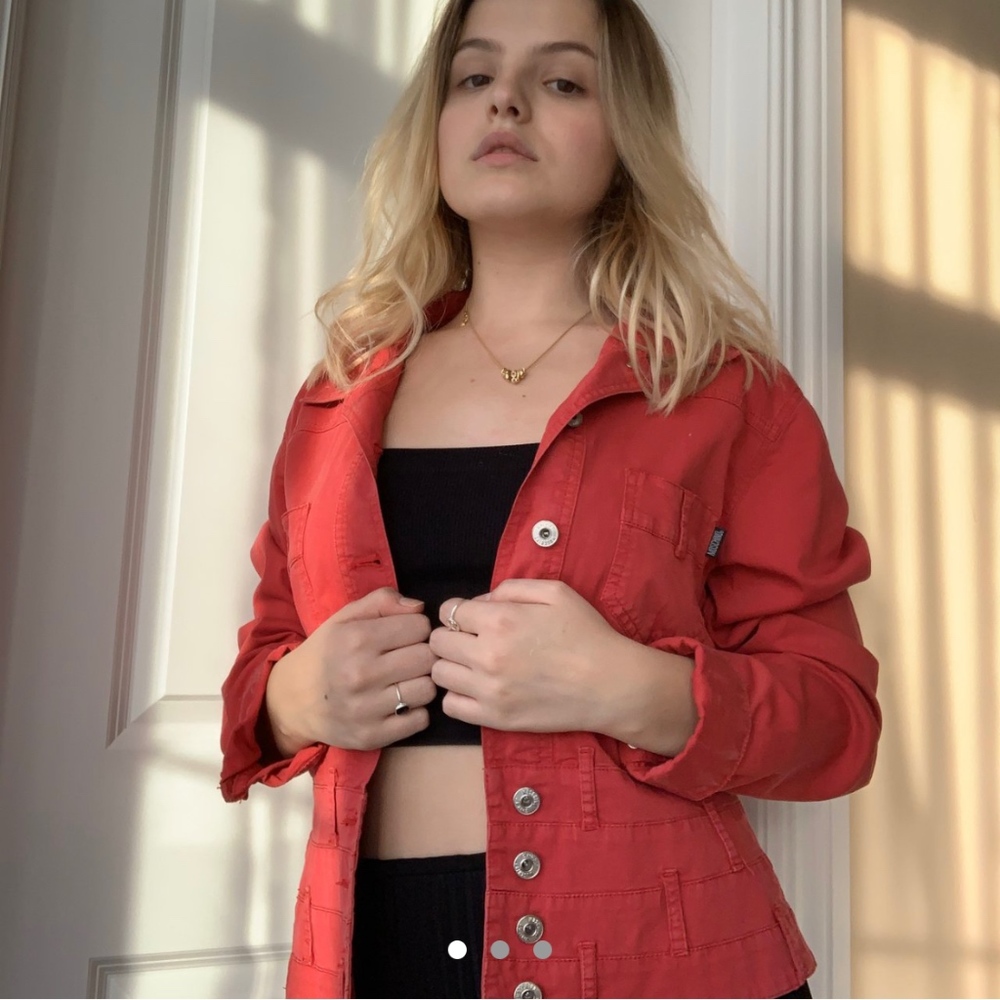 Vintage Moschino Jeans Red Jacket